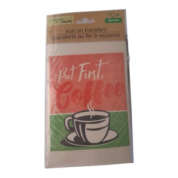 Iron-On Transfer 'But First, Coffee' - Picture 4 of 4